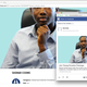 Example of a social share using an anchored full bleed widget in a featured post